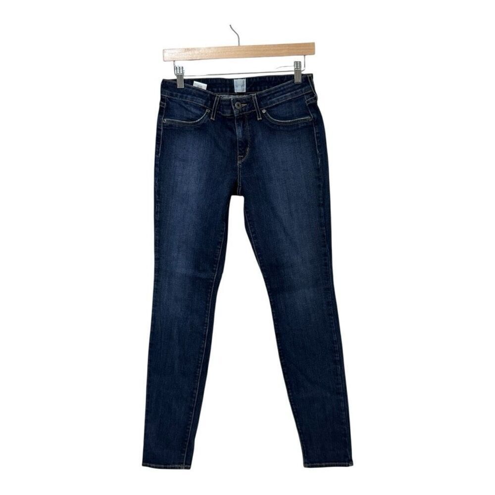 Rich & Skinny Jeans Womens Sz 28 Dark Blue Cotton Stretch Denim Skinny